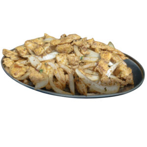 Frango acebolado